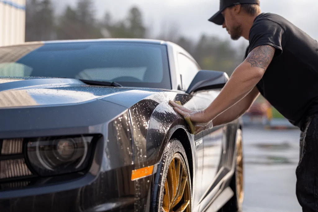 Elegant website design for car detailing business
