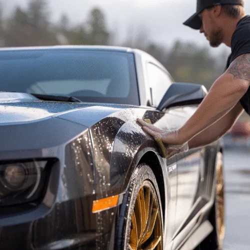 Elegant website design for car detailing business