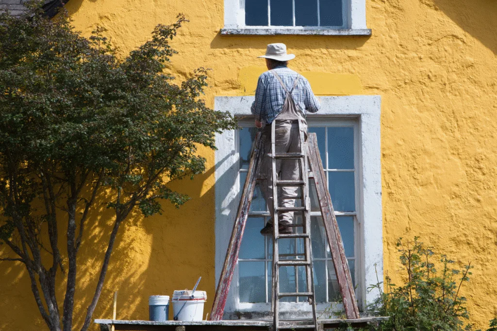 Painting contractor website portfolio display
